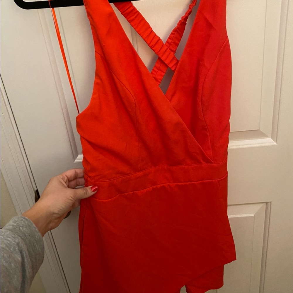 Asymmetrical Wrap Romper